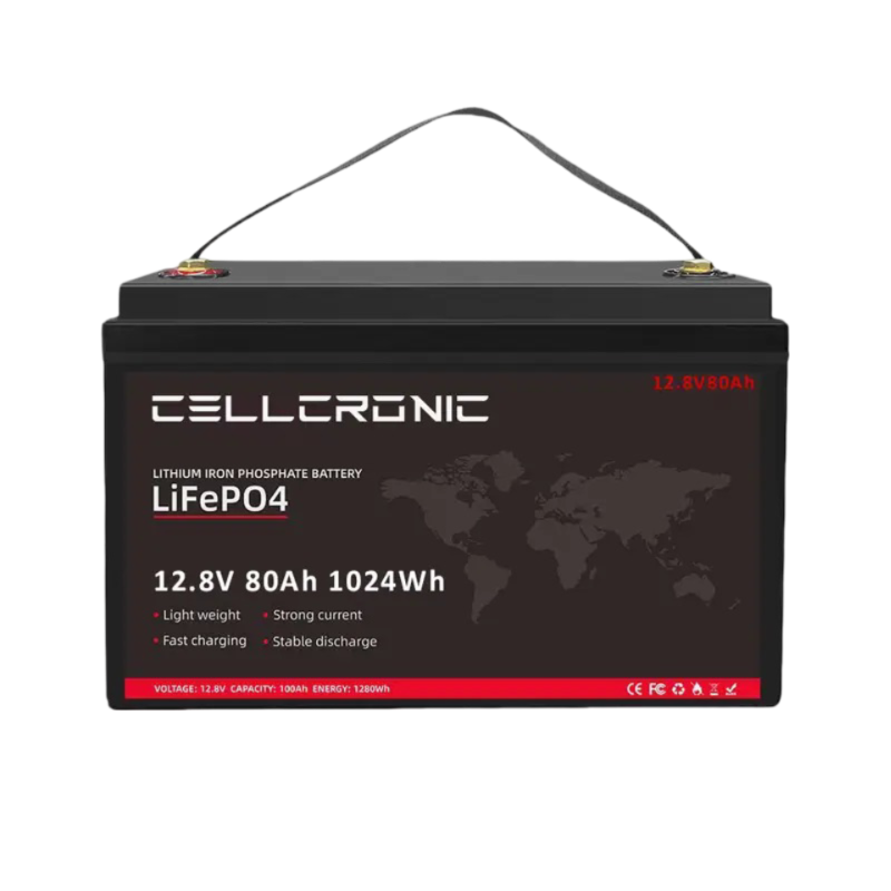 CELLCRONIC 1KW-12V Lithium Battery (80AH-1024Wh)