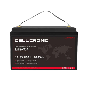 CELLCRONIC 1KW-12V Lithium Battery (80AH-1024Wh)