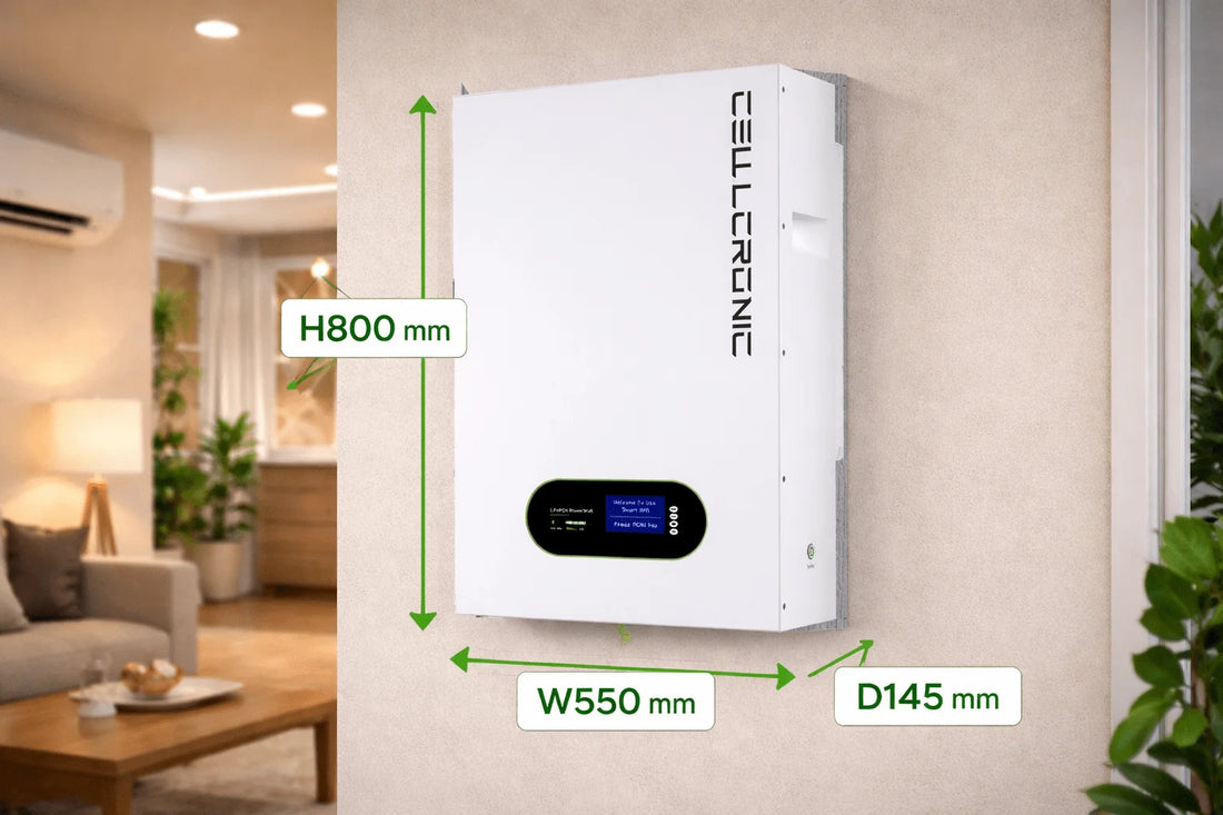 Cellcronic Powerwall 3.0 ECO – 51.2V 200Ah 10.24 kWh LiFePO4 Battery