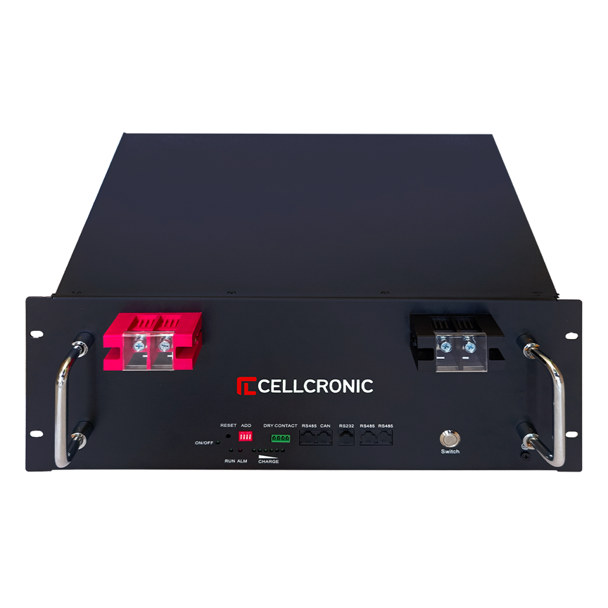 CELLCRONIC 4KW-48V RACK MOUNTED 1.0-85AH Lithium Battery