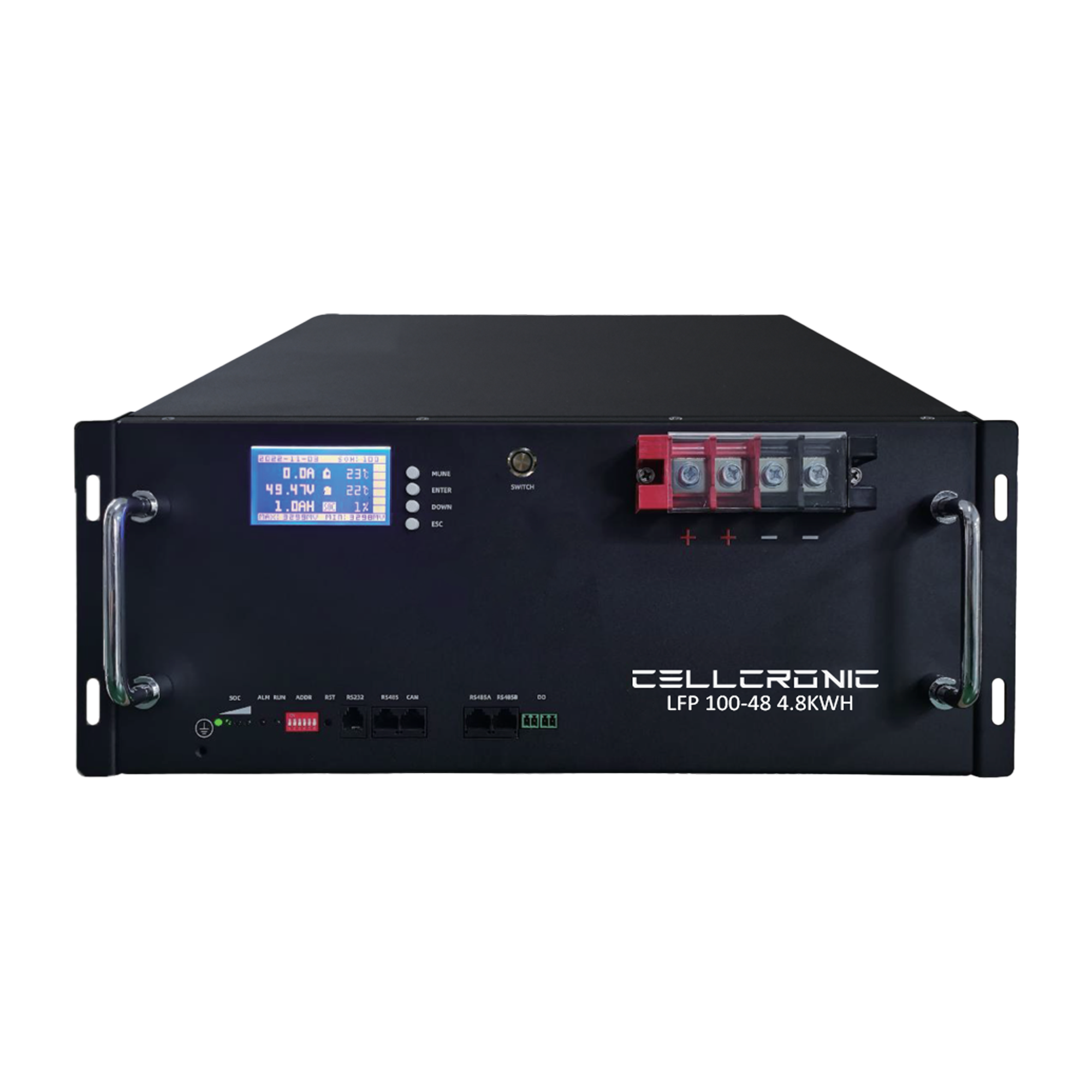 CELLCRONIC RACK MOUNTED 2.0 PLUS 5KW-48V-100AH Lithium Battery